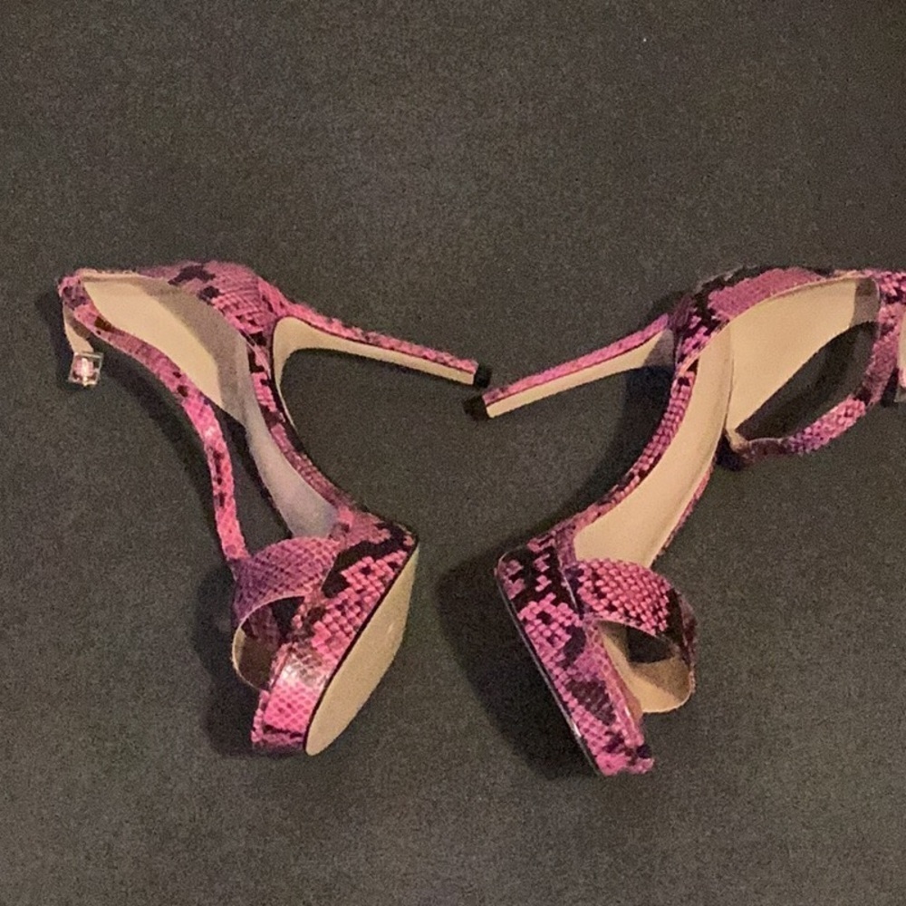 NWOT BCBGENERATION Size 8.5‎ Nallah Platform High-Heel Dress Sandals - Picture 3 of 7